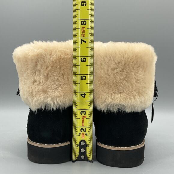 NEW Style & Co Women's Kalliee Suede Cuffed Ankle Boots Black Size 6M - Picture 4 of 10